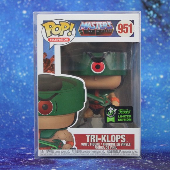 Funko Pop! Masters Of The Universe  Tri-Klops #951 2020 ECCC Exclusive - Picture 1 of 6